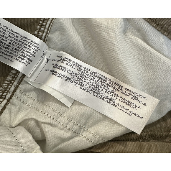 Ariat Rebar Perfect Rise Made Tough Straight Pant Khaki Womens Plus Size 20WR 20 - Picture 8 of 16